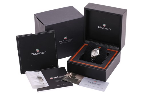 Lot 362 - A Tag Heuer Aquaracer 300m stainless steel...