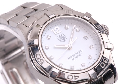 Lot 362 - A Tag Heuer Aquaracer 300m stainless steel...