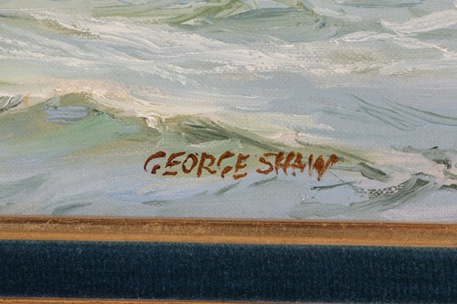 Lot 41 - George Shaw (1929 - 1989), Sailing vessels and...