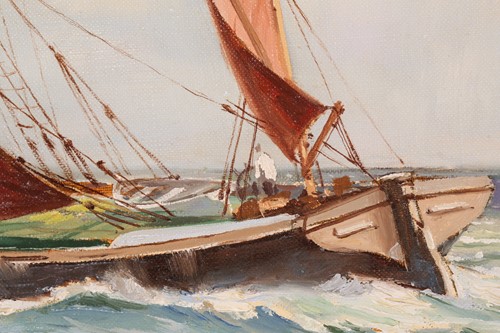 Lot 41 - George Shaw (1929 - 1989), Sailing vessels and...