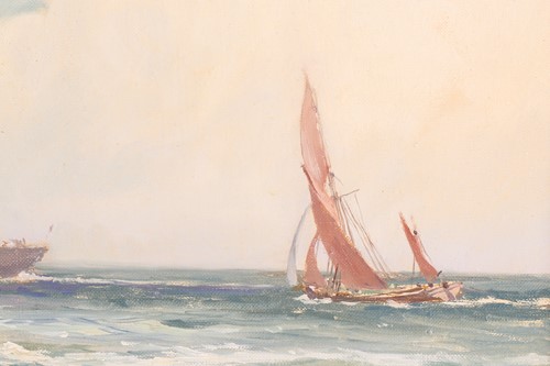 Lot 41 - George Shaw (1929 - 1989), Sailing vessels and...