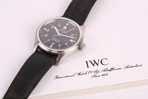 Lot 360 - An IWC Pilot Mark XII ref:3241 pilot watch,...