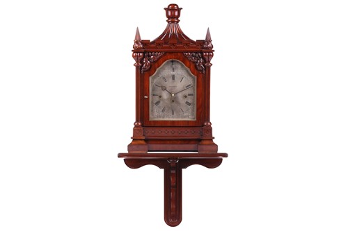 Lot 380 - A Victorian 8-day Gothic mahogany triple fusee...