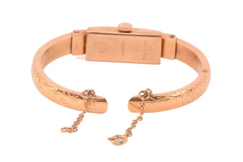 Lot 421 - An 18ct gold Pallas lady's dress watch,...