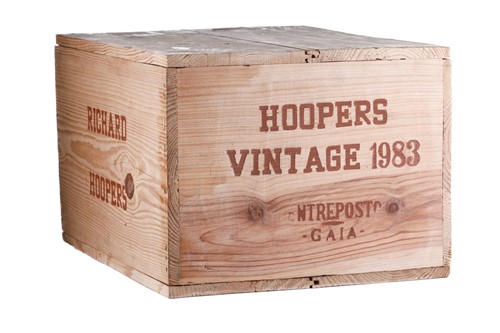 Lot 6 - Case of Hoopers Vintage Port - 1983, opened OWC