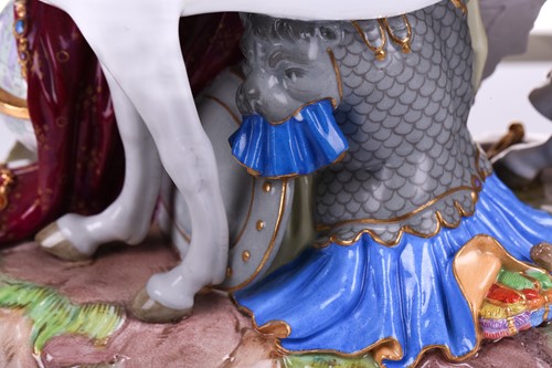 Lot 190 - A fine 19th century Meissen porcelain figurine...