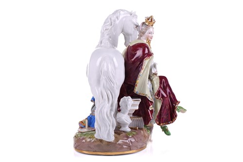 Lot 190 - A fine 19th century Meissen porcelain figurine...