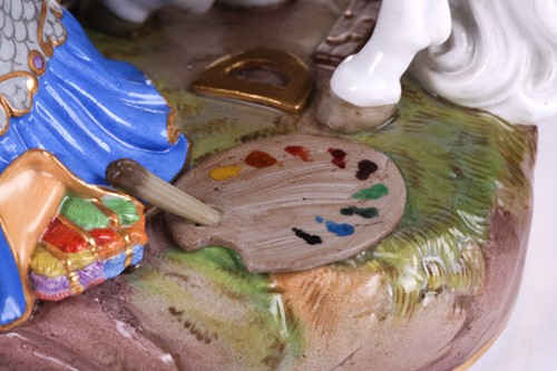 Lot 190 - A fine 19th century Meissen porcelain figurine...