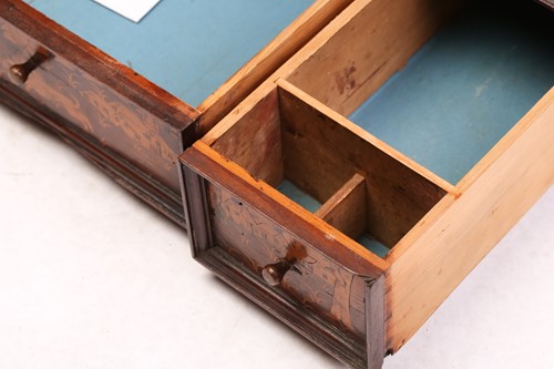 Lot 132 - A South German, Augsburg-type walnut and...