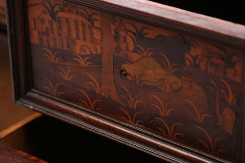 Lot 132 - A South German, Augsburg-type walnut and...