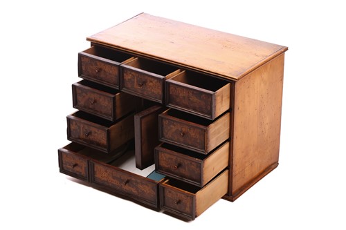 Lot 132 - A South German, Augsburg-type walnut and...