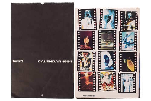 Lot 217 - Two 1960s Pirelli calendars, comprising the...