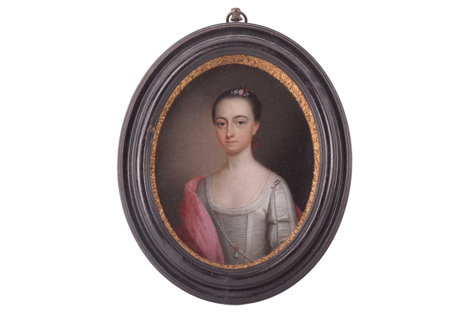 Lot 2 - 18th-century school, an oval portrait...