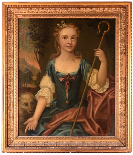 Lot 11 - 18th century British School, Portrait of a...