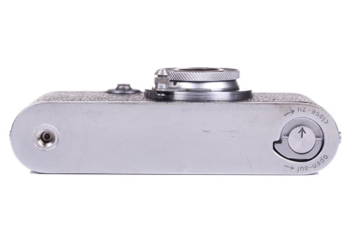 Lot 209 - A Leica model If 35mm camera, serial number...