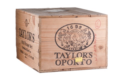 Lot 115 - Twelve bottles of Taylor's Vintage Port, 1985,...