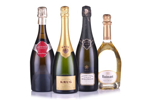 Lot 32 - A bottle of Krug Brut Grande Cuvee Champagne,...