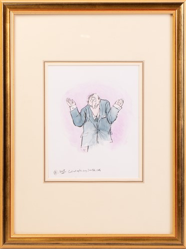 Lot 107 - Ronald Searle (1920 - 2011), 'Could Not...