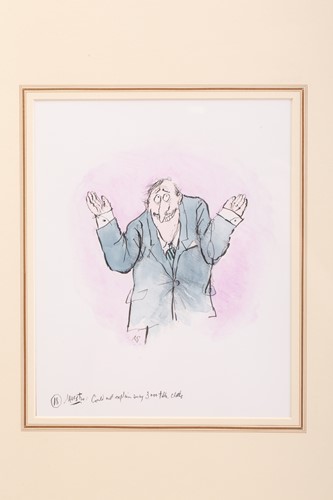 Lot 107 - Ronald Searle (1920 - 2011), 'Could Not...