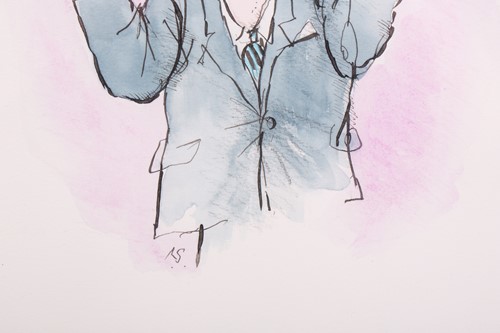 Lot 107 - Ronald Searle (1920 - 2011), 'Could Not...