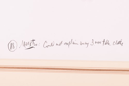 Lot 107 - Ronald Searle (1920 - 2011), 'Could Not...