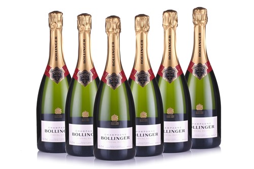 Lot 2 - Six bottles of Bollinger Special Cuvee...