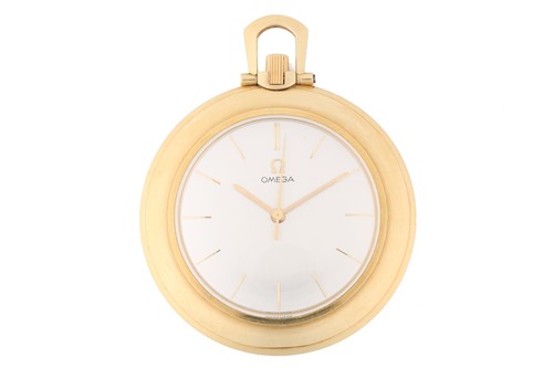 Lot 459 - An Omega pocket watch in 18ct gold, featuring...