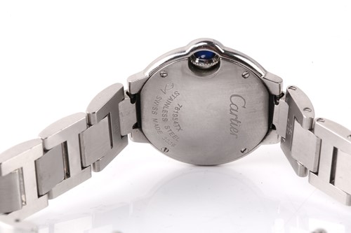 Lot 383 - A Cartier Ballon Bleu 28mm lady's watch,...