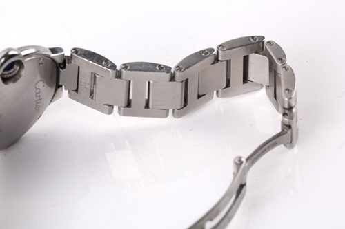 Lot 383 - A Cartier Ballon Bleu 28mm lady's watch,...
