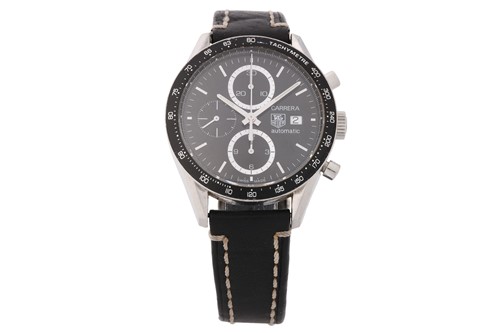 Lot 351 - A Tag Heuer Carrera automatic watch, featuring...