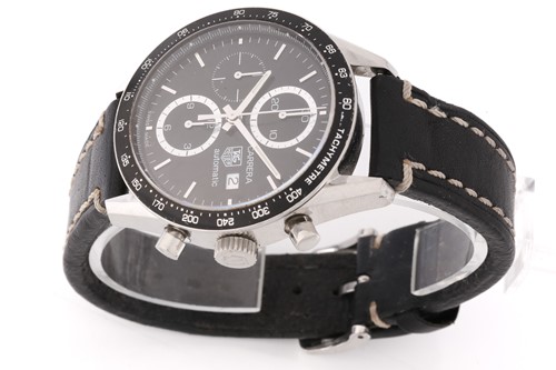 Lot 351 - A Tag Heuer Carrera automatic watch, featuring...