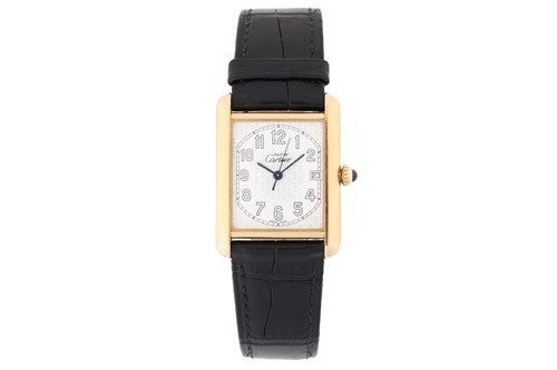 Lot 389 - A Cartier Must de Cartier quartz watch,...