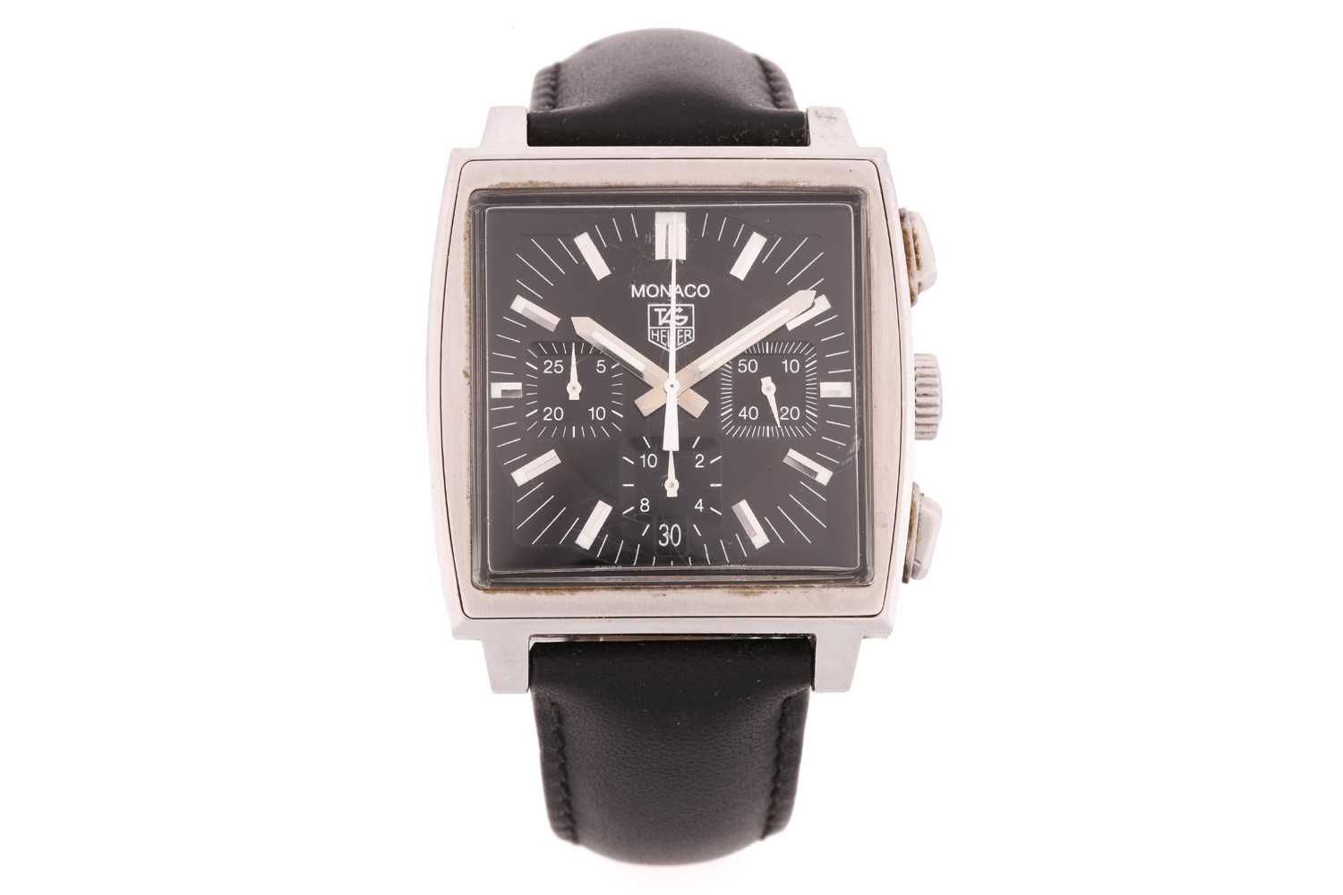 Lot 448 - A Tag Heuer Monaco CW2111-0, featuring a Swiss-...