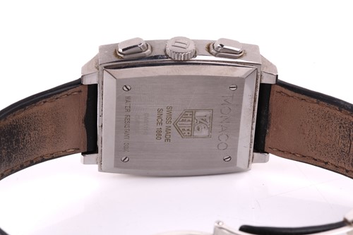 Lot 448 - A Tag Heuer Monaco CW2111-0, featuring a Swiss-...