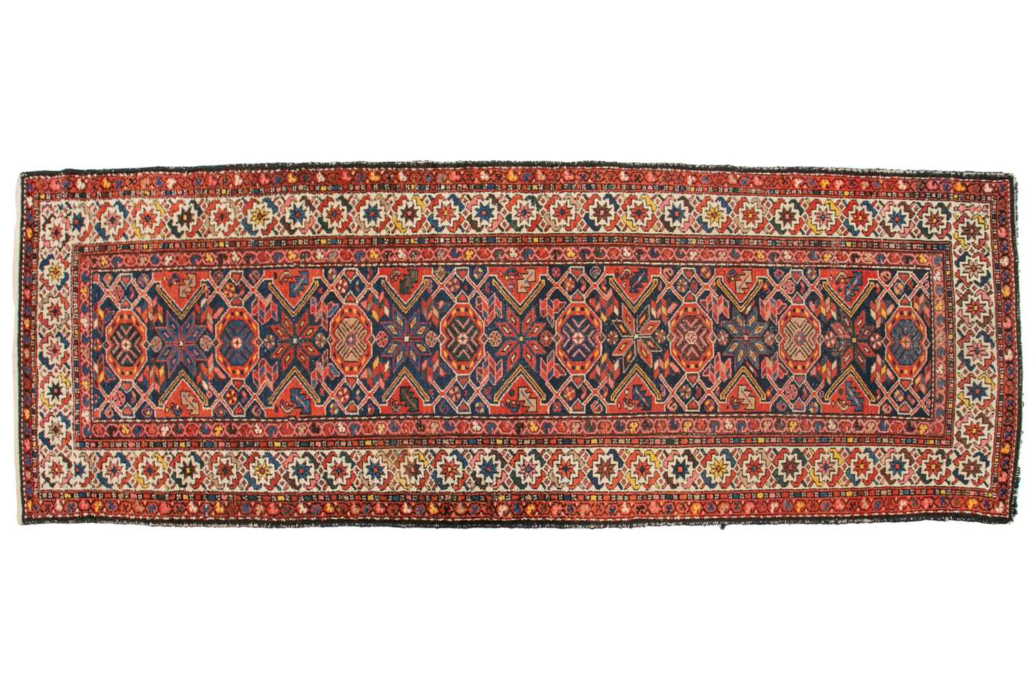 Lot 152 - • An antique Hammadan/Malayer runner with a...