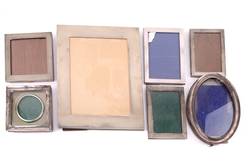 Lot 431 - A collection of photo frames, including an...