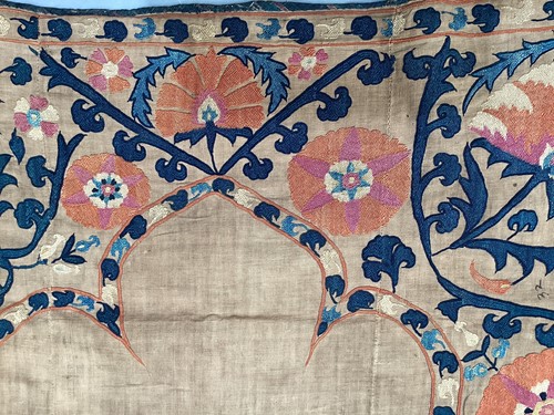 Lot 158 - A late 19th-century Uzbek Bukhara Suzani...