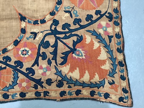 Lot 158 - A late 19th-century Uzbek Bukhara Suzani...