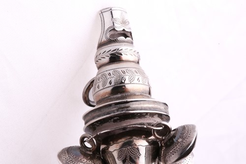 Lot 515 - A 19th century child's silver combination...