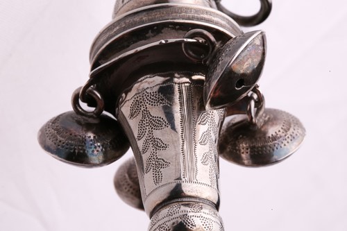 Lot 515 - A 19th century child's silver combination...