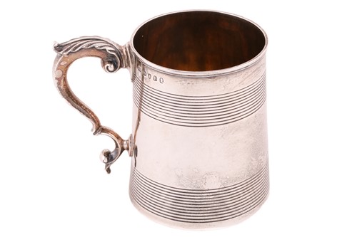 Lot 522 - A George III silver tankard, Charles Fox,...