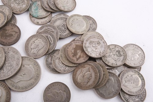 Lot 252 - A large collection of silver content UK coins,...