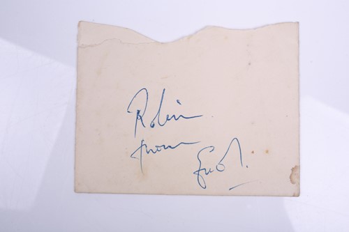 Lot 211 - Errol Flynn (1909-1959) actor, two handwritten...