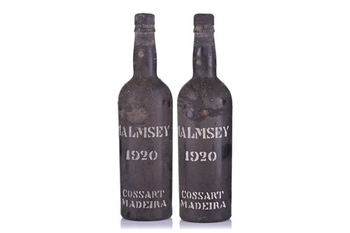 Lot 112 - Two bottles of Cossart Madeira Malmsey 1920