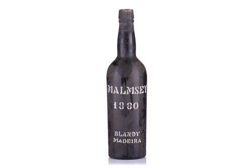 Lot 105 - A bottle of Blandy Madeira Malmsey, 1880