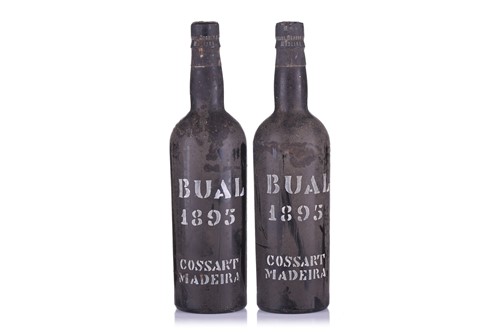 Lot 76 - Two bottles of Cossart Madeira Bual, 1895