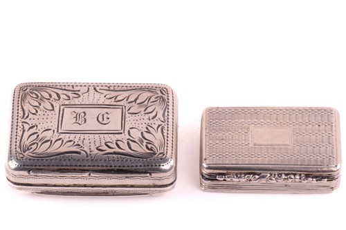 Lot 451 - A William IV silver vinaigrette, Marked 'TS'...