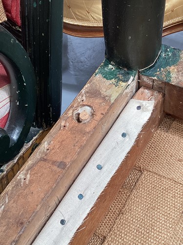 Lot 145 - A pair of Regency and later painted and parcel...