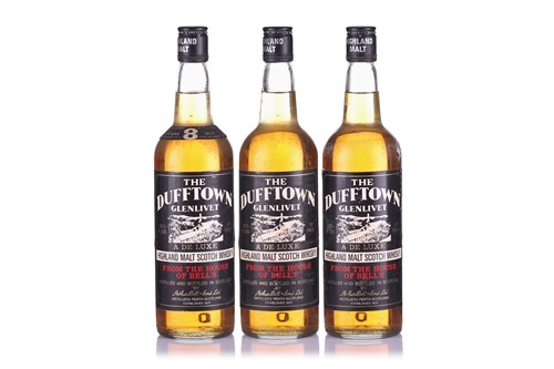 Lot 164 - Three bottles of The Dufftown Glenlivet 8yr...