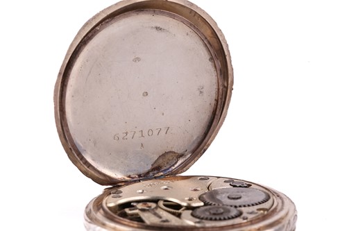 Lot 429 - An Omega open-face pocket watch, featuring a...